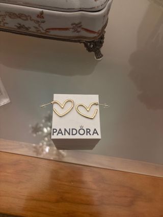 Brincos Coração  Aço Inox Dourado