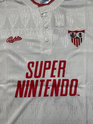 Camiseta Reebok Sevilla CF Talla M Super Nintendo