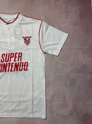 Camiseta Reebok Sevilla CF Talla M Super Nintendo