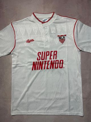 Camiseta Reebok Sevilla CF Talla M Super Nintendo