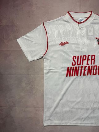 Camiseta Reebok Sevilla CF Talla M Super Nintendo