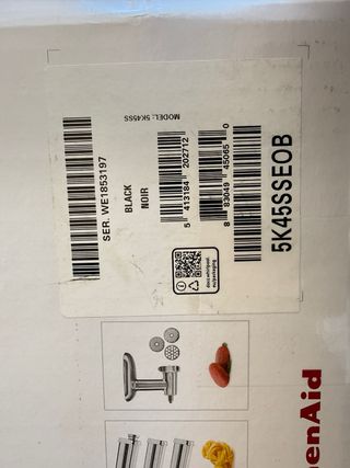 Robot da Cucina KitchenAid 4,3L Nero