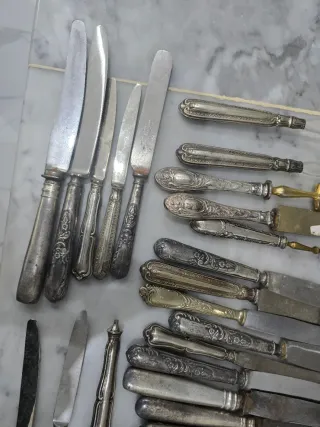 Posate Argento 800 Forchette Cucchiai Coltelli