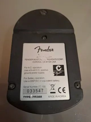 Pedal Afinador Fender PT-100