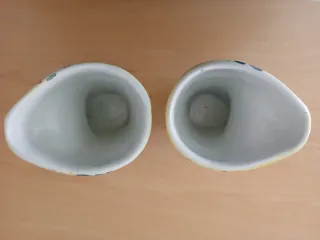 Juego 2 tazas vintage