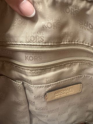 Bolso Michael Kors Marrón y Dorado