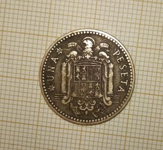 00112 Moneda 1 Peseta 1947 Estrella 49