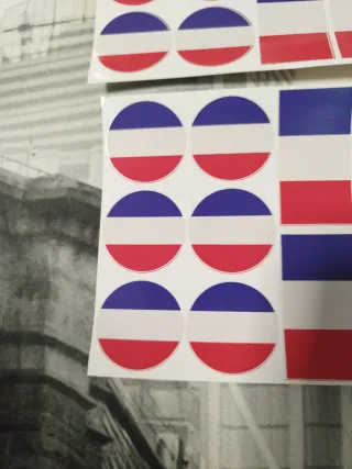 Pegatinas Bandera Francesa