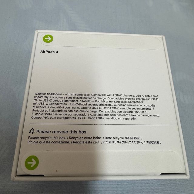 Airpods 4 Apple Nuevos Blancos