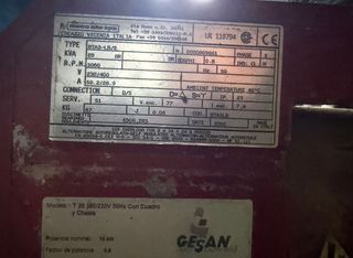 Generador toma fuerza tractor