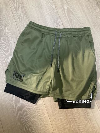 Pantalón corto Everlast Boxeo Verde/Negro Nuevo