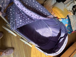 Carrito de muñecas morado