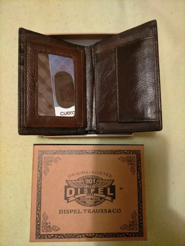 Billetera de piel Dispel hombre