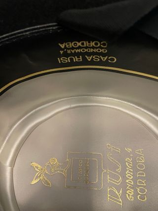 Sombrero Cordobés Rusi Negro