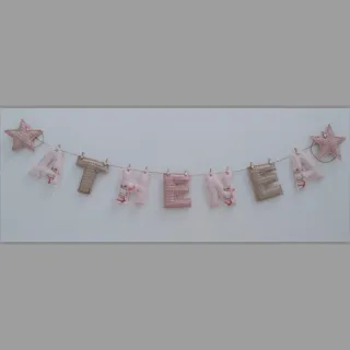 Guirnalda personalizada decoración bebé niño niña