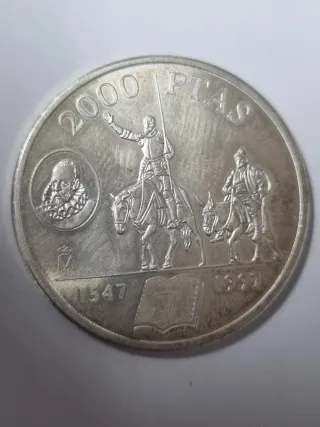 Moneda Plata 2000 pesetas