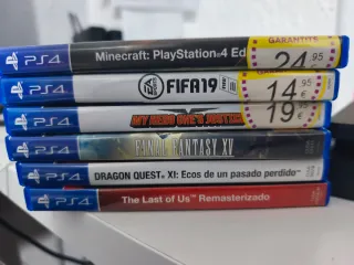 PS4 + 5 Juegos + mando (no original)