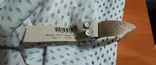 Camisa Massimo Dutti Estampado Plumas Azules