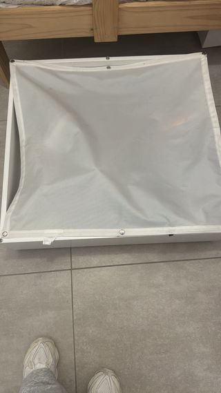 Cajón de cama Ikea VARDÖ blanco 65x70 cm