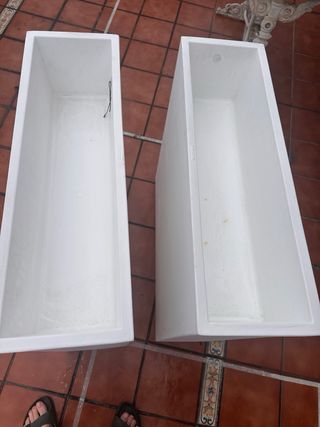 Jardineras Vondom Blancas (2 unidades)