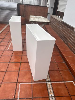 Jardineras Vondom Blancas (2 unidades)