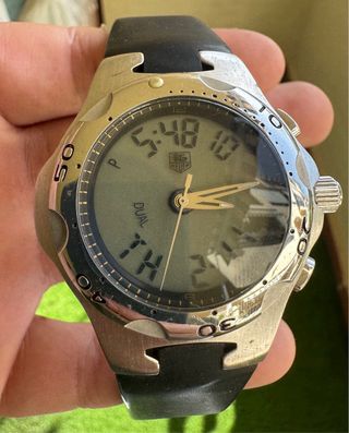 Reloj TAG Heuer Kirium F1 Dual Time Años 90