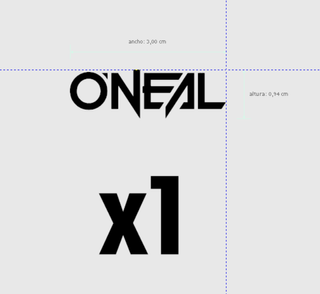 Pegatinas personalizadas vinilo O'Neal