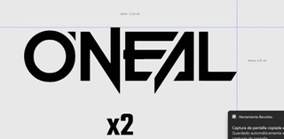 Pegatinas personalizadas vinilo O'Neal