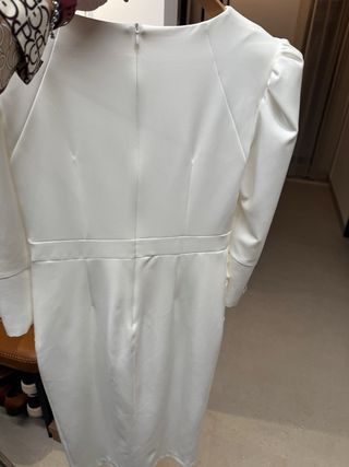 Vestido cóctel Blanca Martin blanco