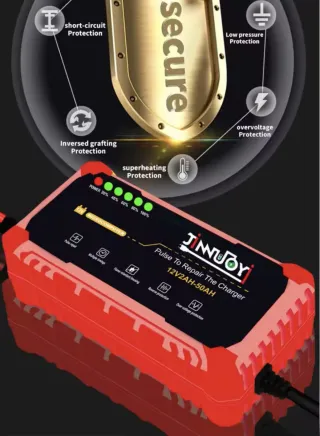 Cargador Batería Coche 12V 2AH-50AH