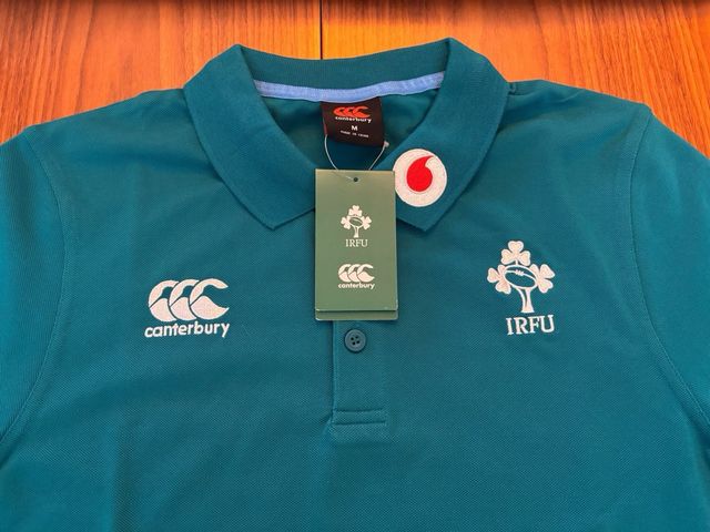 Polo Rugby Irlanda IRFU Canterbury S M L 2XL 3XL