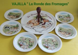 Vajilla La Ronde des Fromages
