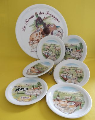 Vajilla La Ronde des Fromages