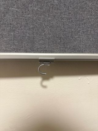 Cortina ikea estor opaco gris claro