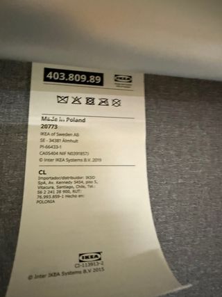 Cortina ikea estor opaco gris claro