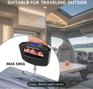 Balanza Digital para Maletas – 50 kg / 110 lb