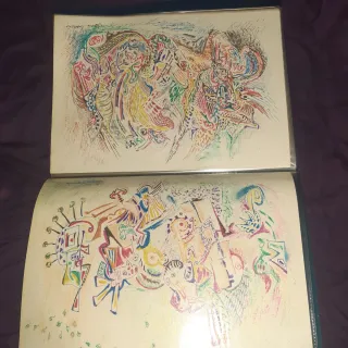 Colección Cuadros Dibujos Rotulador Acuarela