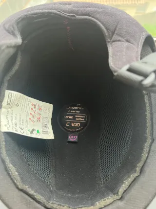 Casco Hípica Fouganza Negro