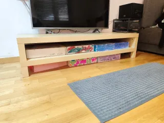 Mesa baja salón mueble TV ikea lack