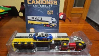 Camión Renault + coche Policia