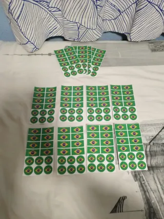 Pegatinas Bandera Brasil
