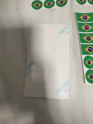 Pegatinas Bandera Brasil