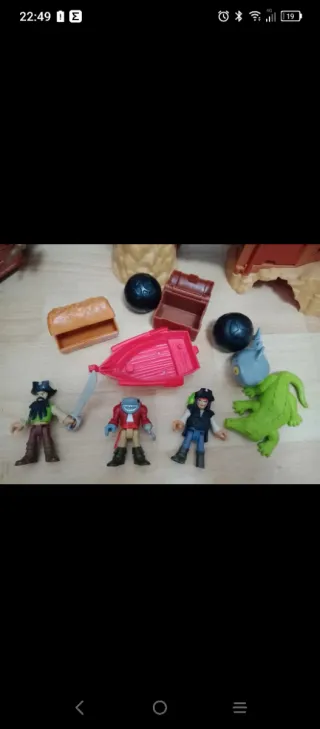 Isla y Barco Pirata Imaginext