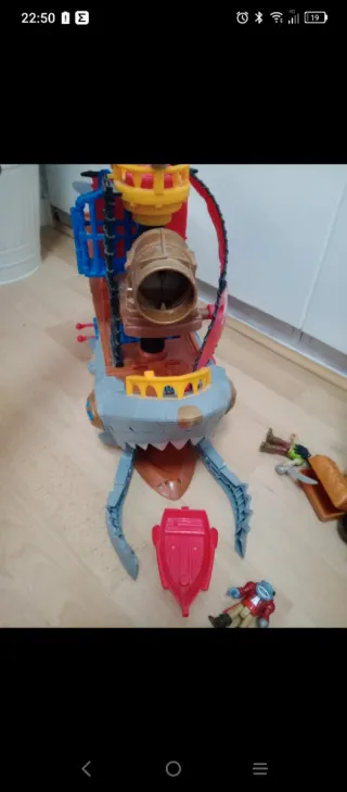 Isla y Barco Pirata Imaginext