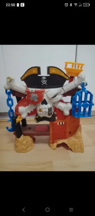 Isla y Barco Pirata Imaginext