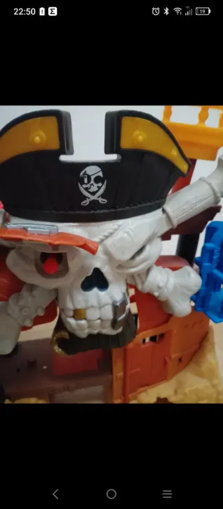 Isla y Barco Pirata Imaginext