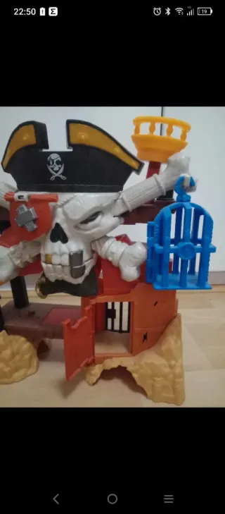 Isla y Barco Pirata Imaginext