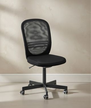 Silla de oficina Ikea negra