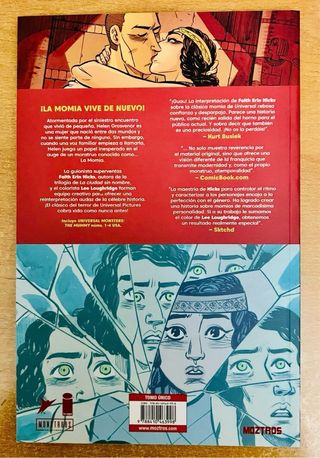 Monstruos De Universal La Momia cómic Moztros