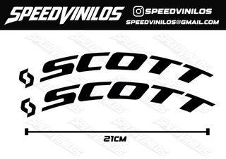 Pegatinas Scott para Llantas